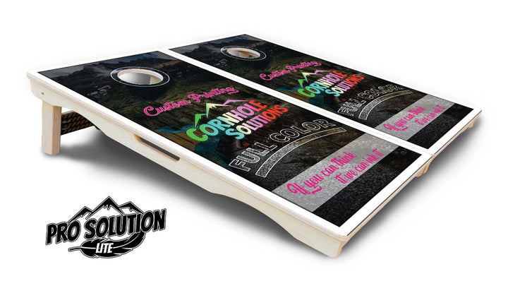 Custom Cornhole Boards - Pro Solution Lite Series
