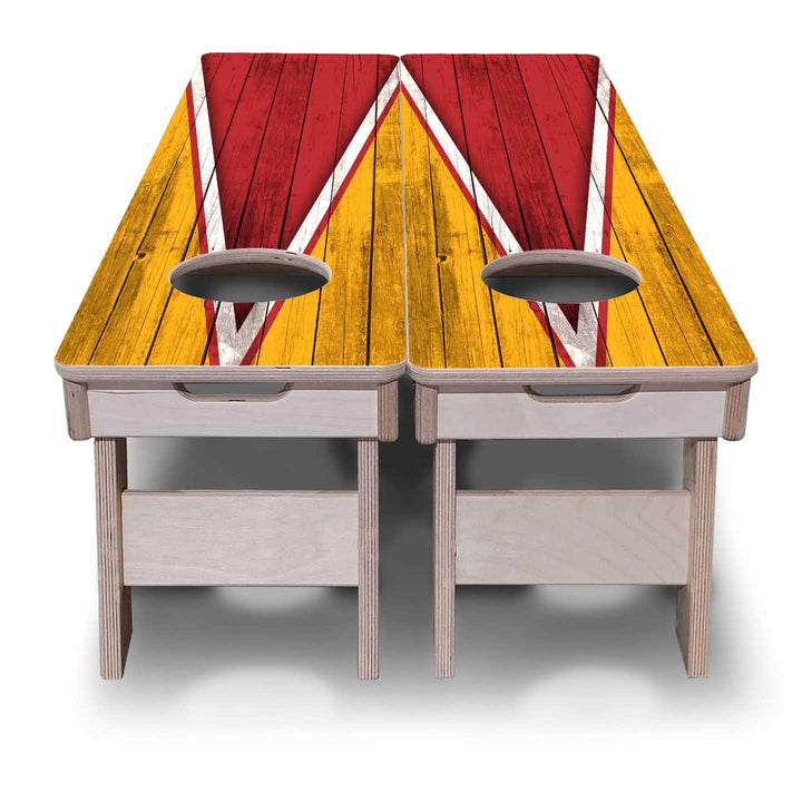 Training Skinny Boards - Sports Theme - Red & Gold