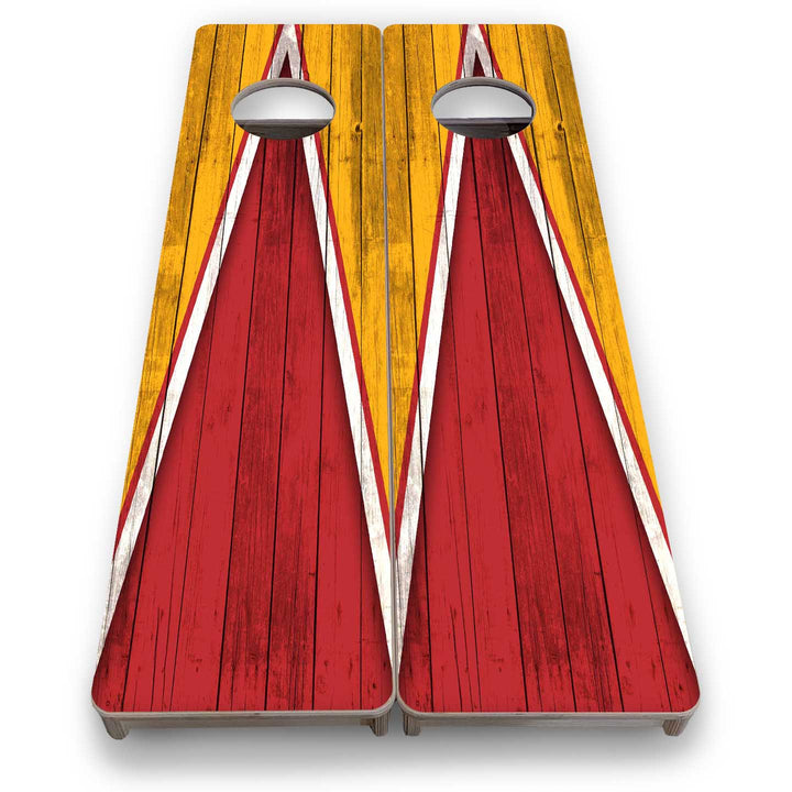Training Skinny Boards - Sports Theme - Red & Gold