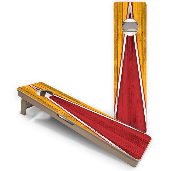 Training Skinny Boards - Sports Theme - Red & Gold