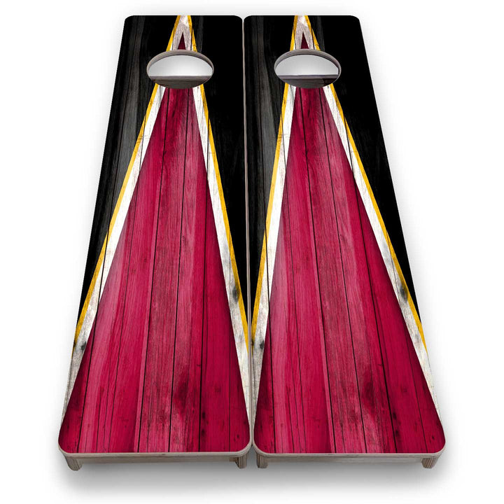 Training Skinny Boards - Sports Theme - Scarlet & Yellow