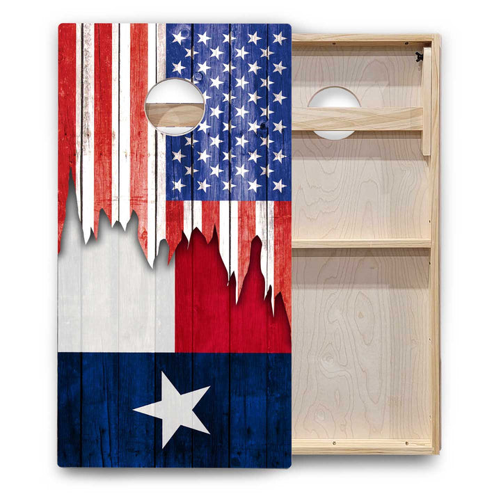 State Flags South Dakota to Wyoming Cornhole Boards - Backyard Series
