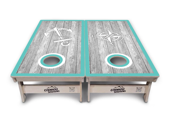 Anchor & Compass Cornhole Boards - Professional Tournament Series