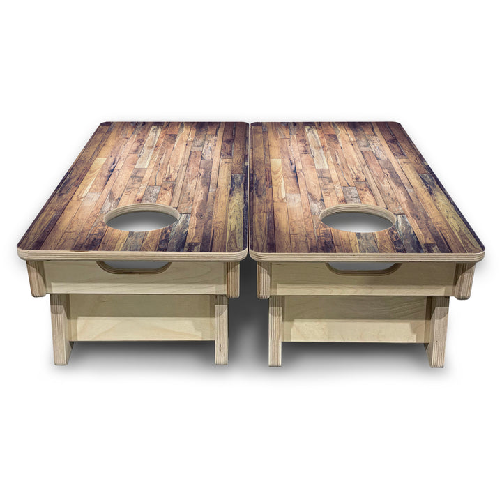 Barnwood Planks - Mini or Vacation Sized Cornhole Boards