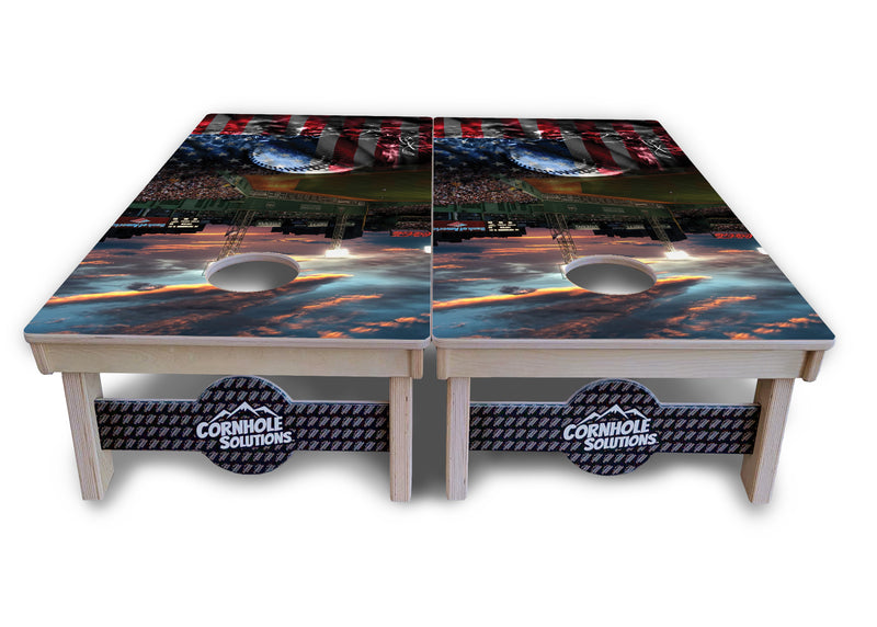 Tournament Boards - Baseball Field - Professional Tournament 2'x4' Regulation Cornhole Set - 3/4″ Baltic Birch + UV Direct Print + UV Clear Coat