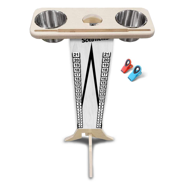 Grey Triangle - CS Logo - Score Stand - Closeout