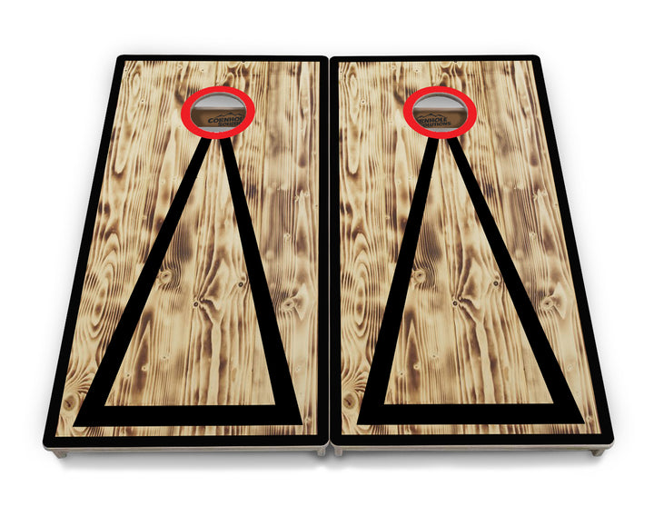 Burnt Triangle Cornhole Boards - Professional Tournament Series