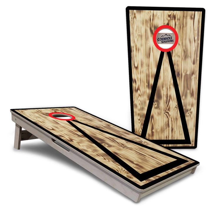 Burnt Triangle Cornhole Boards - Professional Tournament Series