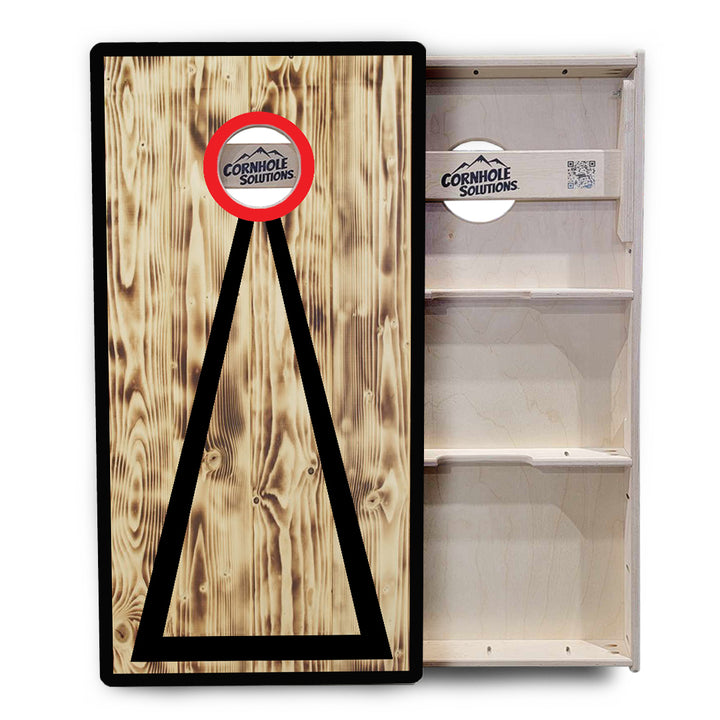 Burnt Triangle Cornhole Boards - Professional Tournament Series