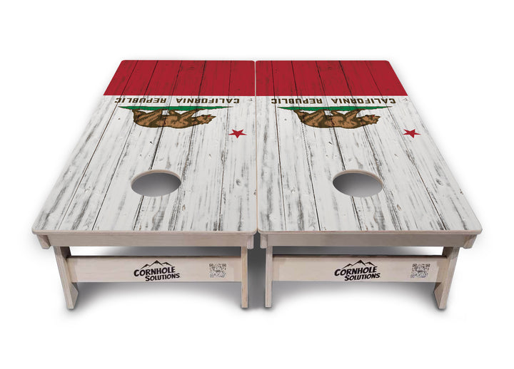California Flag Cornhole Boards - Professional Tournament Series
