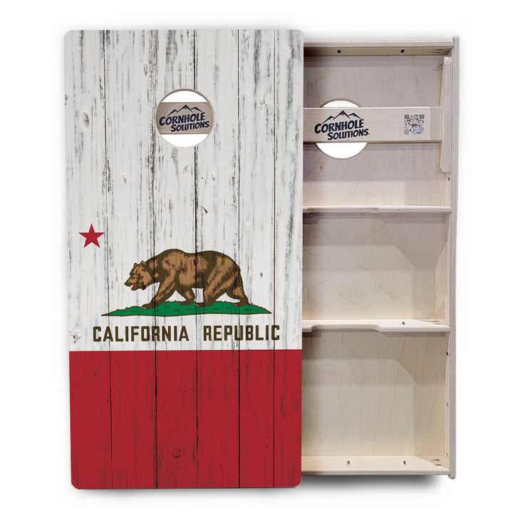 California Flag Cornhole Boards - Professional Tournament Series