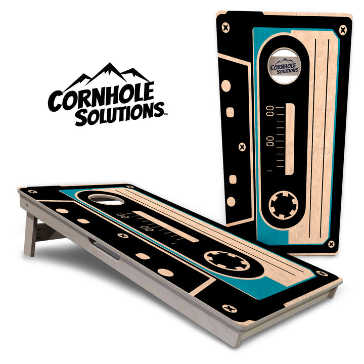 Cassette Tape Cornhole Boards - Professional Tournament Series