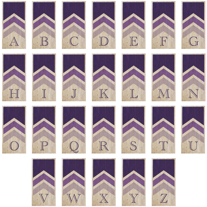 Wedding Arrows Cornhole Boards - Professional Tournament Series - Purple