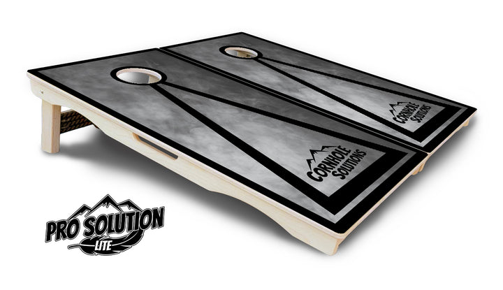 Smoke Triangle Cornhole Boards - Pro Solution Lite Series