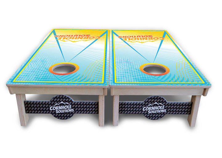 Summertime CS Logo Cornhole Boards - Professional Tournament Series