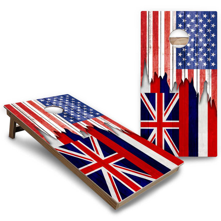 State Flags Hawaii to Maryland Cornhole Boards - Backyard Series