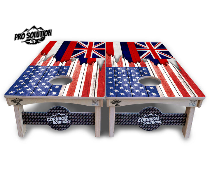 State Flag Designs Hawaii to Maryland Cornhole Boards - Pro Solution Lite Series