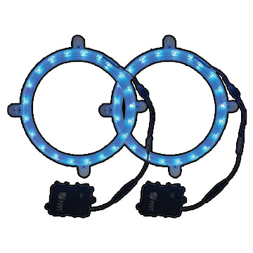 LED Cornhole Light Ring Set (Pair) – 20 Color Modes