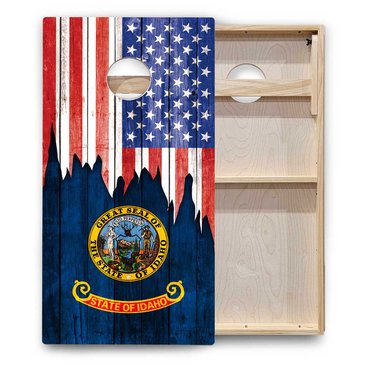 State Flags Hawaii to Maryland Cornhole Boards - Backyard Series
