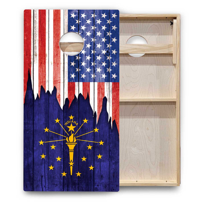 State Flags Hawaii to Maryland Cornhole Boards - Backyard Series
