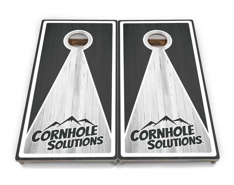 Tournament Boards - Keyhole CS Logo Design Options - Professional Tournament 2'x4' Regulation Cornhole Set - 3/4″ Baltic Birch + UV Direct Print + UV Clear Coat