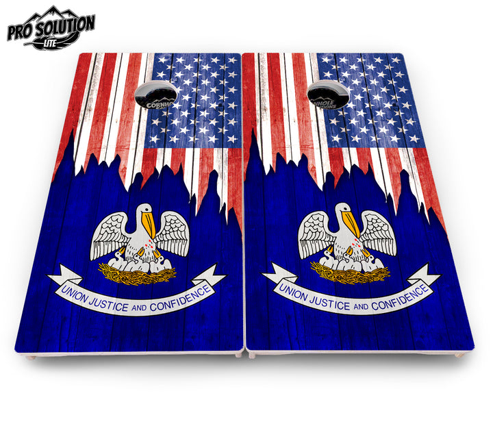 State Flag Designs Hawaii to Maryland Cornhole Boards - Pro Solution Lite Series