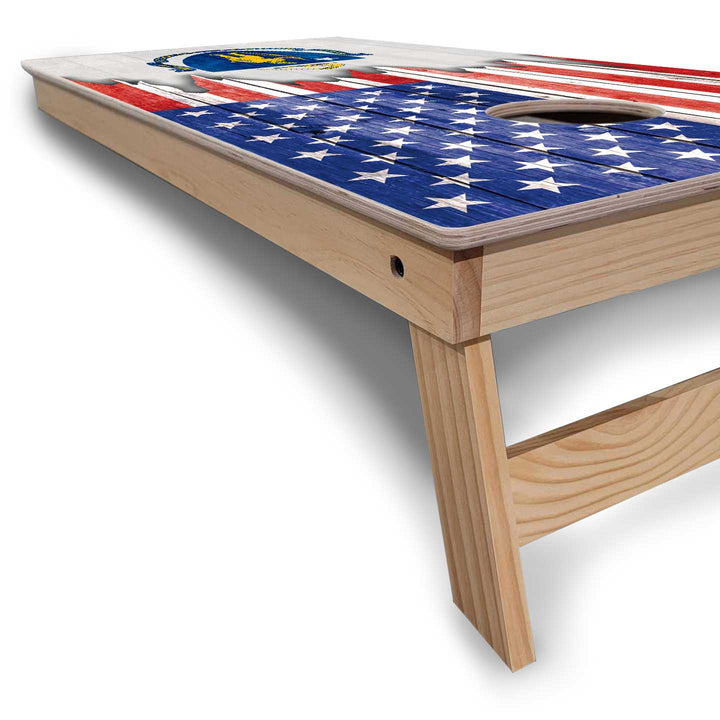 State Flags Massachusetts to New Jersey Cornhole Boards - Backyard Series
