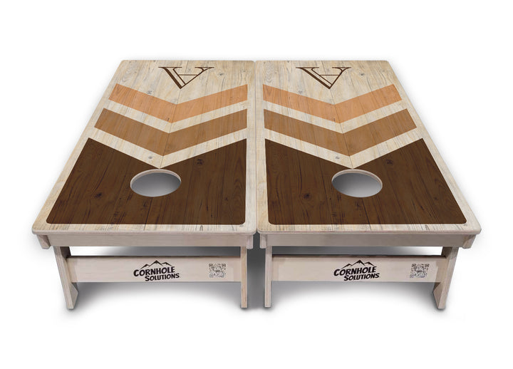 Wedding Arrows Cornhole Boards - Professional Tournament Series - Natural