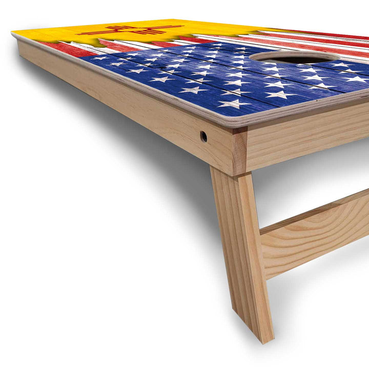 State Flags New Mexico to South Carolina Cornhole Boards - Backyard Series