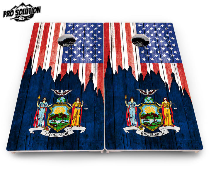 State Flag Designs New Mexico to South Carolina Cornhole Boards - Pro Solution Lite Series