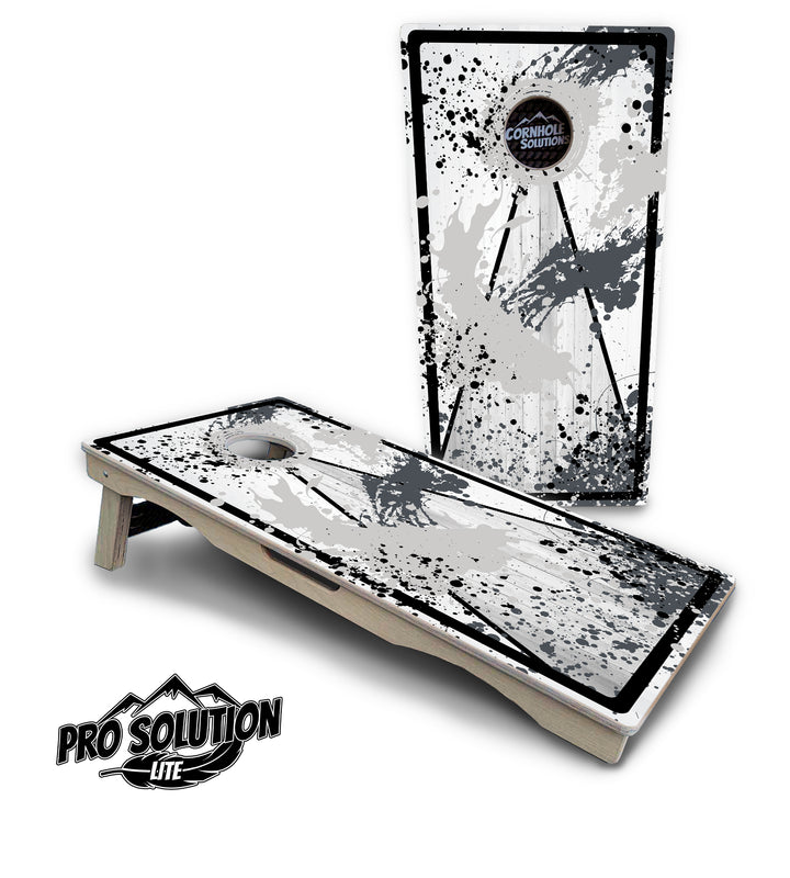 Paint Splatter Cornhole Boards - Pro Solution Lite Series