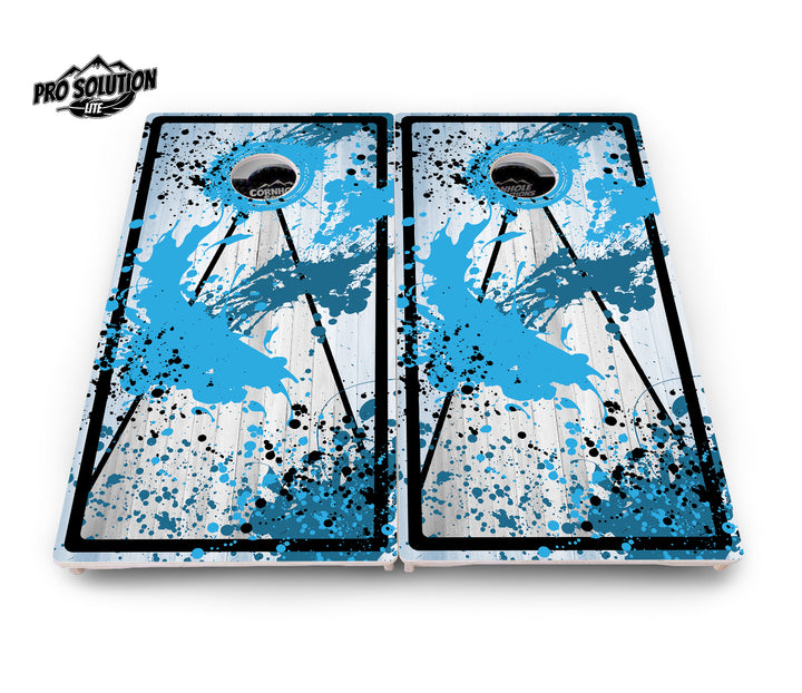 Paint Splatter Cornhole Boards - Pro Solution Lite Series