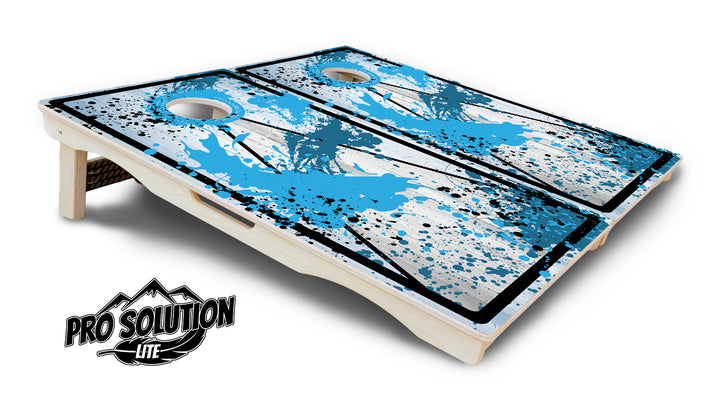 Paint Splatter Cornhole Boards - Pro Solution Lite Series