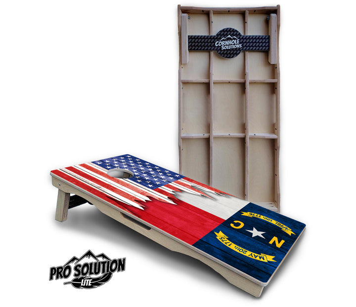State Flag Designs New Mexico to South Carolina Cornhole Boards - Pro Solution Lite Series