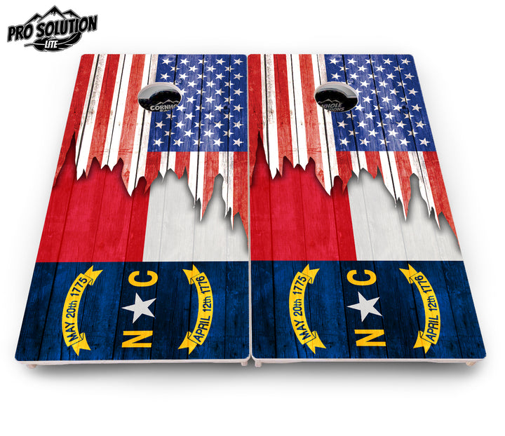 State Flag Designs New Mexico to South Carolina Cornhole Boards - Pro Solution Lite Series