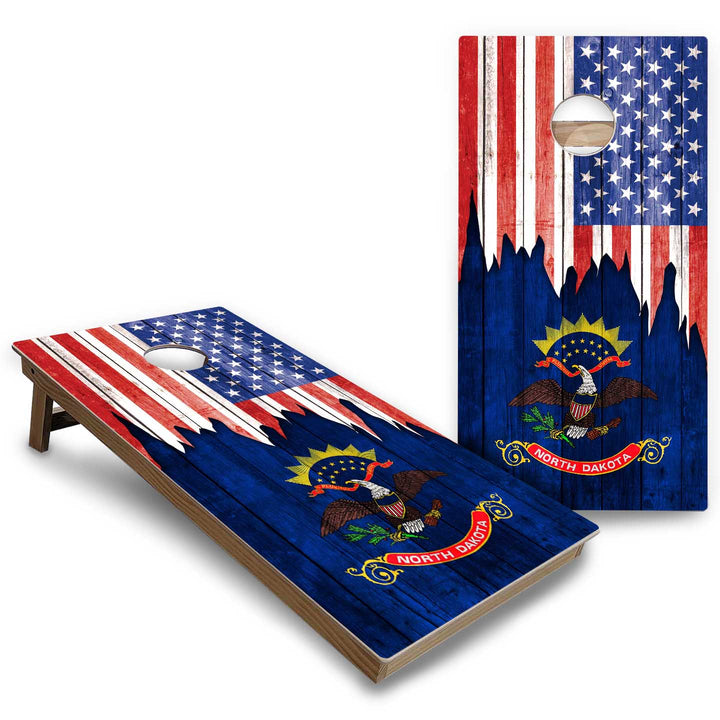 State Flags New Mexico to South Carolina Cornhole Boards - Backyard Series