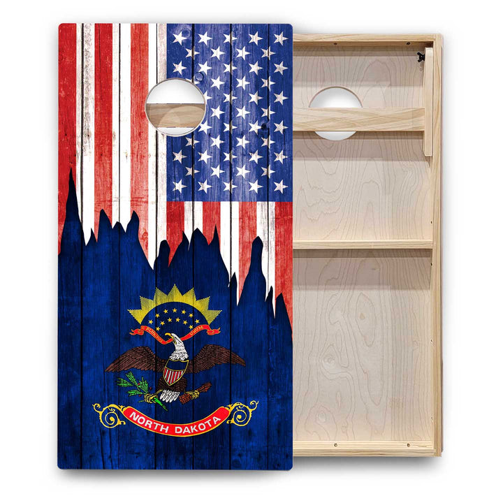 State Flags New Mexico to South Carolina Cornhole Boards - Backyard Series