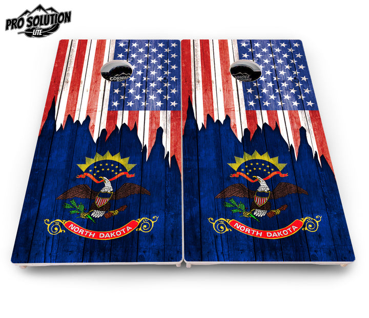 State Flag Designs New Mexico to South Carolina Cornhole Boards - Pro Solution Lite Series