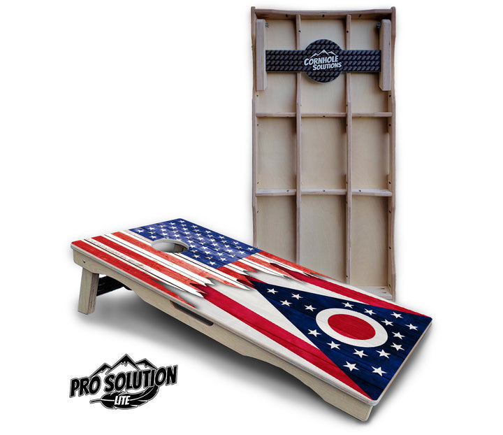 State Flag Designs New Mexico to South Carolina Cornhole Boards - Pro Solution Lite Series