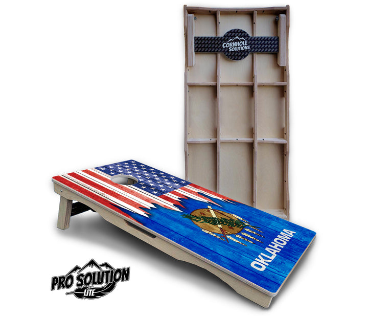State Flag Designs New Mexico to South Carolina Cornhole Boards - Pro Solution Lite Series
