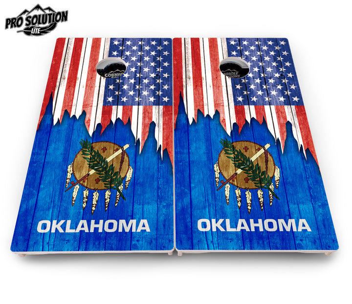 State Flag Designs New Mexico to South Carolina Cornhole Boards - Pro Solution Lite Series