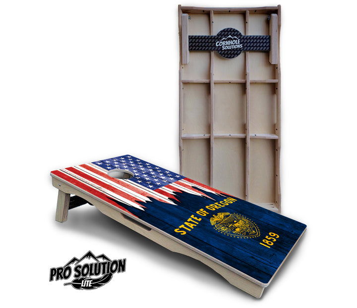 State Flag Designs New Mexico to South Carolina Cornhole Boards - Pro Solution Lite Series