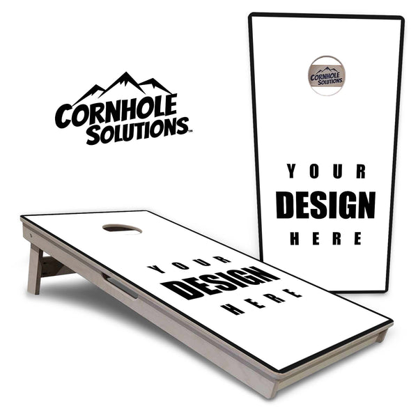 Tournament Boards - Custom Cornhole Set - Professional Tournament 2'x4' Regulation Cornhole Set - 3/4″ Baltic Birch + UV Direct Print + UV Clear Coat