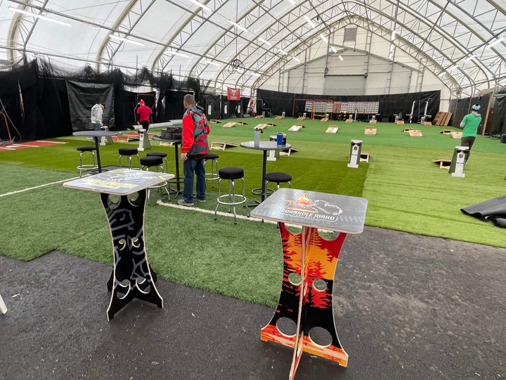 Custom Flatpack Table - Bar-Height, Easy Assembly