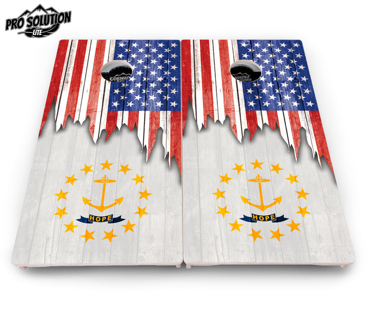 State Flag Designs New Mexico to South Carolina Cornhole Boards - Pro Solution Lite Series