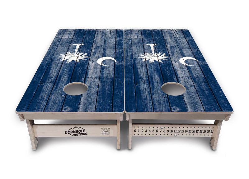 Tournament Boards - South Carolina Design - Professional Tournament 2'x4' Regulation Cornhole Set - 3/4″ Baltic Birch + UV Direct Print + UV Clear Coat