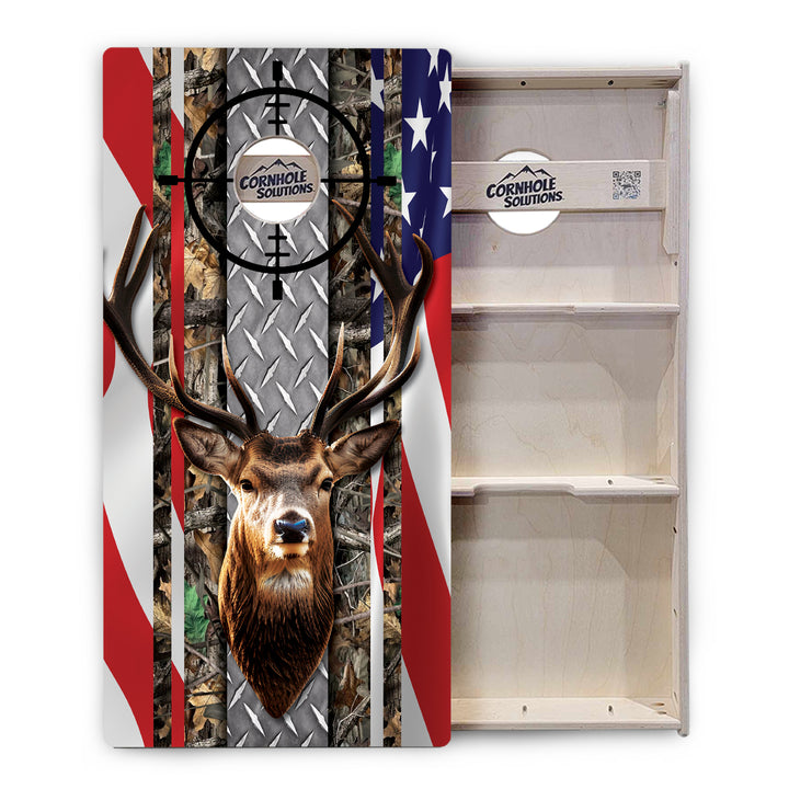Scope Deer & Fish Cornhole Boards - Professional Tournament Series