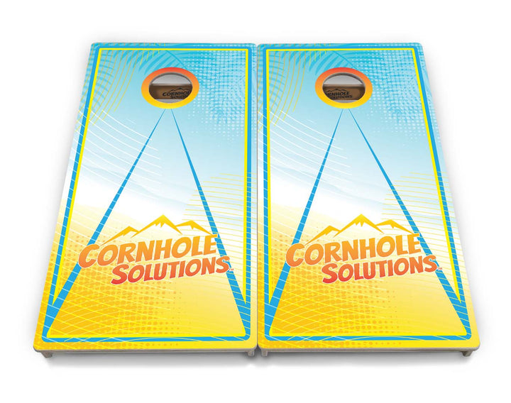 Summertime CS Logo Cornhole Boards - Professional Tournament Series