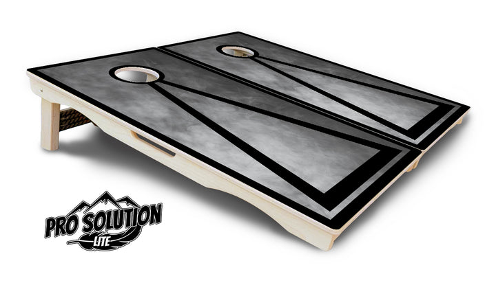 Smoke Triangle Cornhole Boards - Pro Solution Lite Series