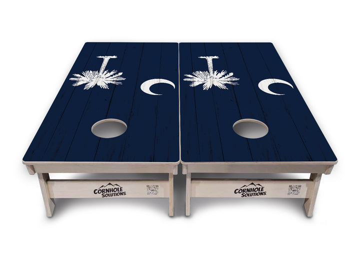 South Carolina Flag Cornhole Boards - Professional Tournament Series